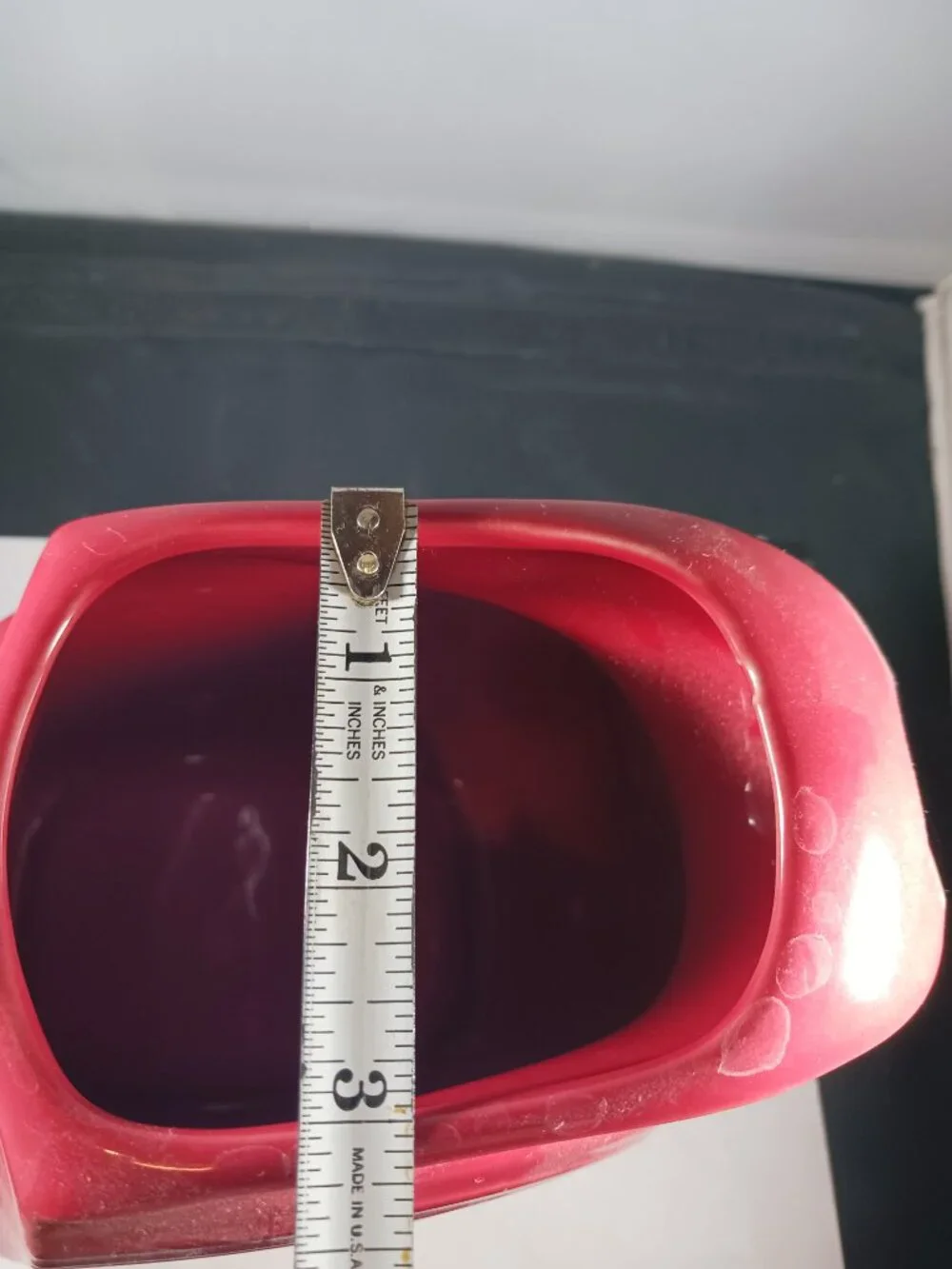 Fiestaware Scarlet Red Large Disc Pitcher 67oz Homer Laughlin